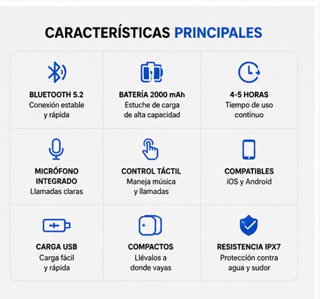 Audífonos Bluetooth M30
